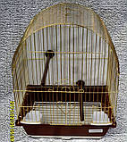 Клітка для папуги (Золота клітка) 30*23*39, фото 4