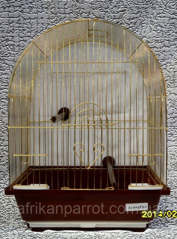 Клітка для папуги (Золота клітка) 30*23*39, фото 1