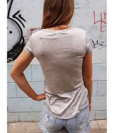 Футболка жіноча, чорний кіт WET SEAL, фото 2