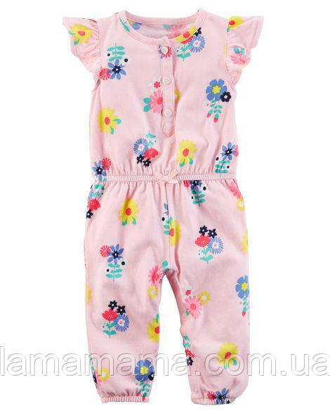 Комбінезон бавовняний Волошки Картерс, фото 1