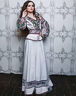 Вишитий дизайнерський костюм для нареченої