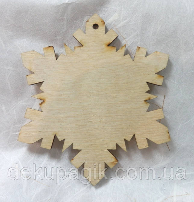 Підвіска Сніжинка №5, 10см, фото 1