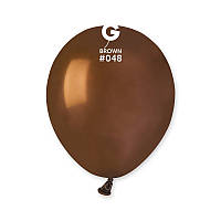 Повітряні кулі пастель коричневий 5" (13 см) Gemar