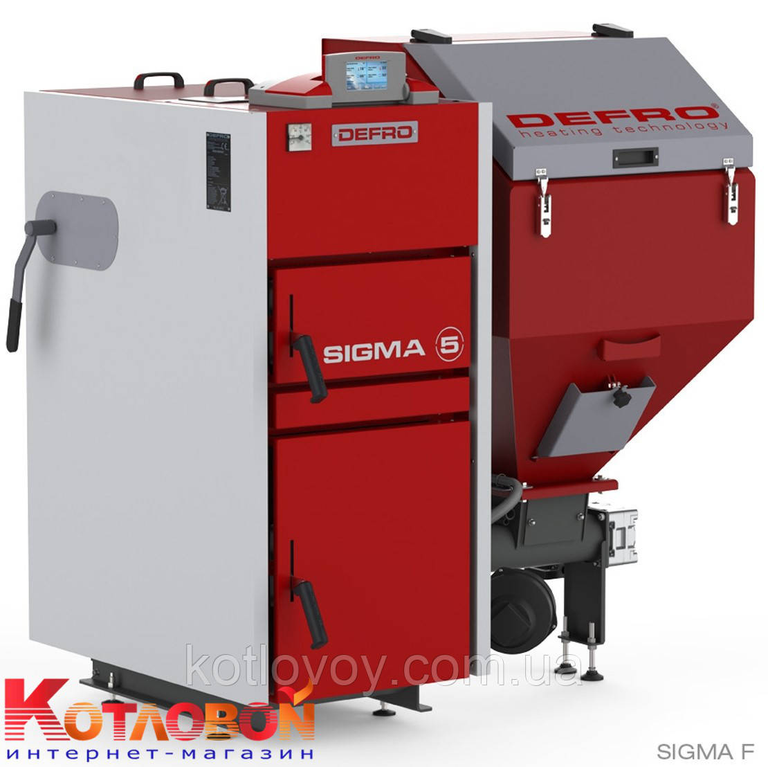 Твердопаливний котел з автоматичною подачею палива DEFRO SIGMA UNI