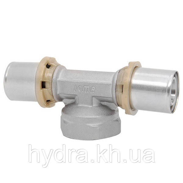 Трійник прес 16x1/2"x16 внутрішня різь ICMA (Арт.408)