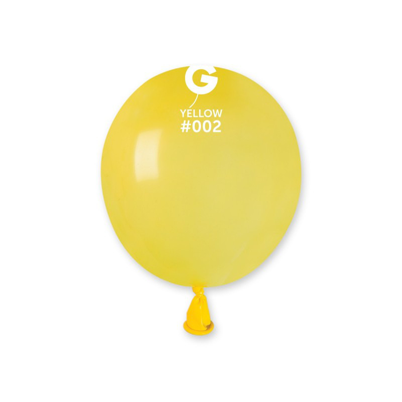 Повітряні кульки пастель жовті 3" (8 см) латексні бомбочки