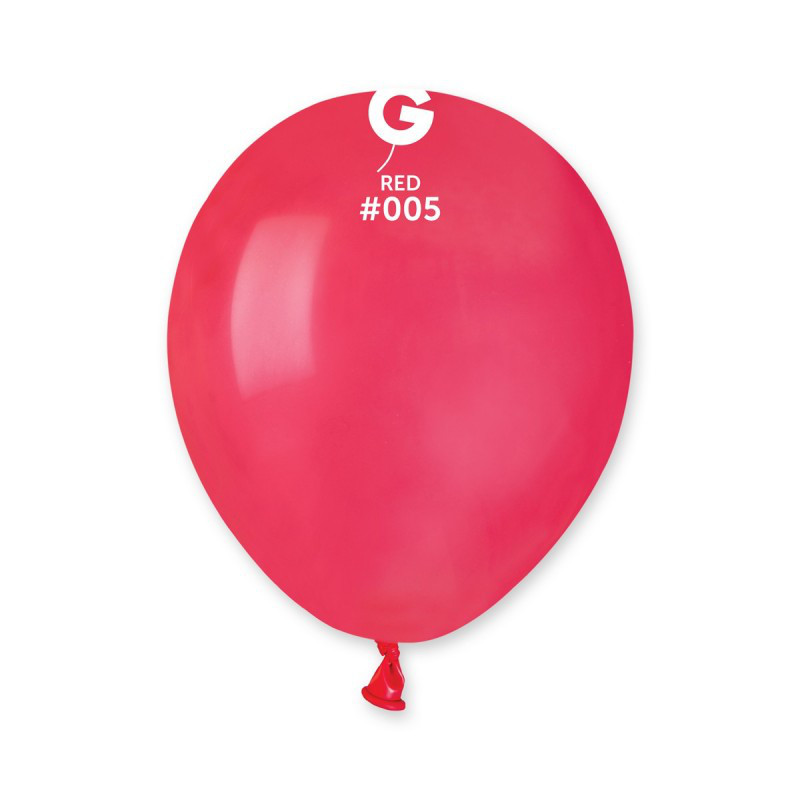Повітряні кульки пастель червоні 3" (8 см) латексні бомбочки
