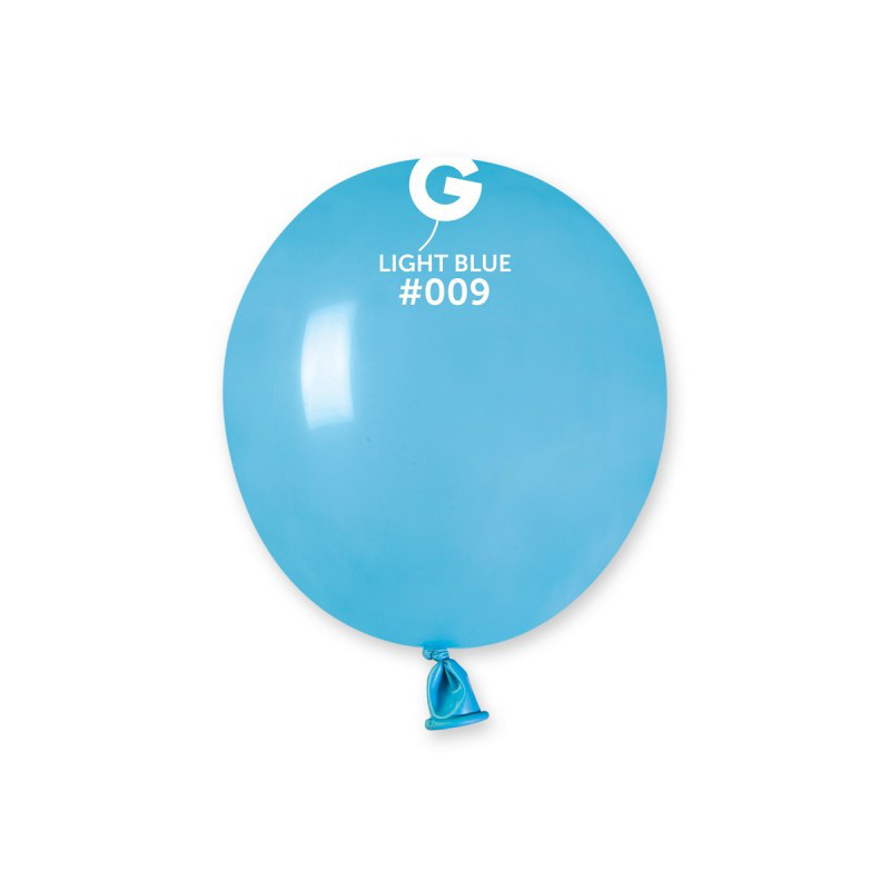 Повітряні кульки пастель блакитні 3" (8 см) латексні бомбочки Gemar