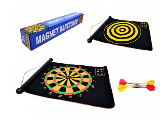 Великий магнітний Дартс 30 см. 2 дротика