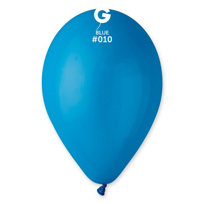 Повітряні кульки пастель синій 10" (25 см) Gemar