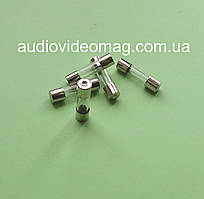 Запобіжник 10А 250V 5 х 20 мм, скляний, плавкий, швидкий