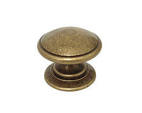 Ручка кнопка TAZIO классика URB-25-275 античная бронза диаметр 35 мм