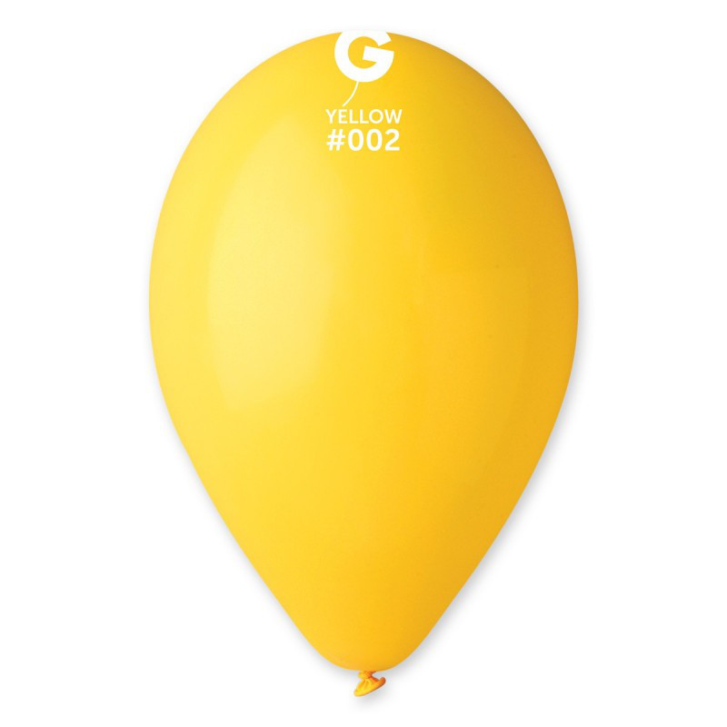 Повітряна куля пастель жовтий 12" (30 см) Gemar