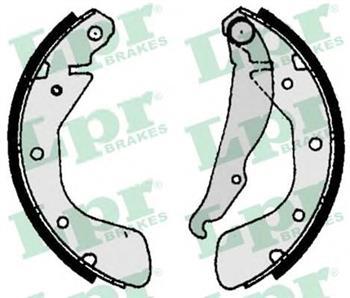 Гальмівні колодки задні Opel Astra G, Опель Астра G, CHEVROLET, ЗАЗ Деу (пр-во LPR 06800)
