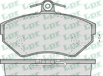 Гальмівні колодки на Фольксваген Пассат Б5 (Volkswagen Passat b5) 1996-- ->2005 Lpr 05P719