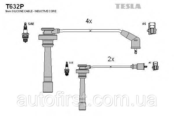 Tesla T632P Високовольтні дроти Mitsubishi