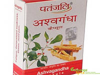 Ашвагандха екстракт, Патанджалі, 20 кап., Ashwaganda extract, Patanjali, Ашвагандха Патанджали, Ашваганда,