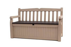 Лава-скриня садова пластикова KETER EDEN GARDEN BENCH 265 л, фото 1