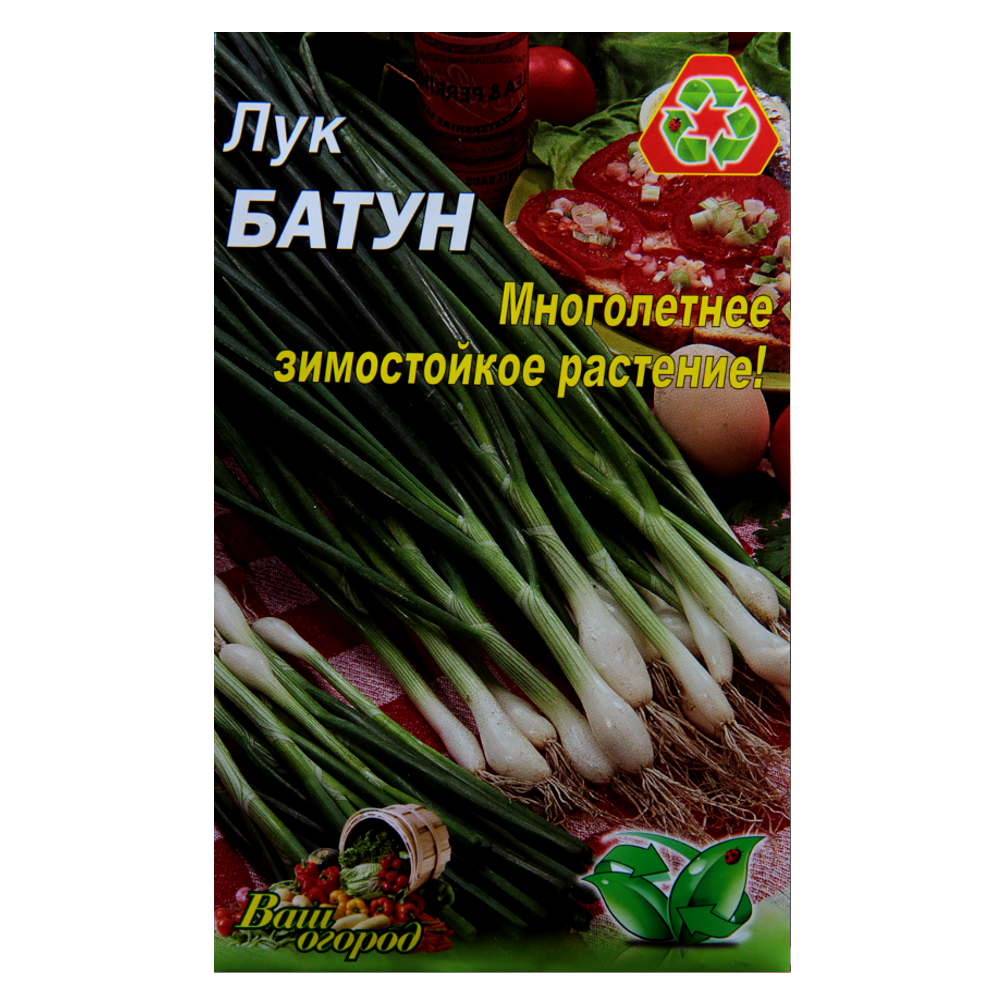 Насіння Цибуля Батун багаторічна 3 г великий пакет