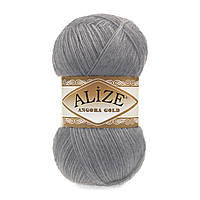 Alize Angora gold - 87 угольно серый