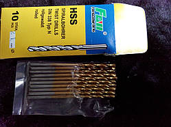 Свердло для металу з титановим напиленням діаметр 2,1 мм.