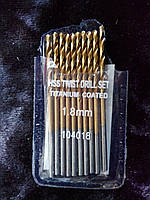 Свердло для металу (з титановим напиленням) діаметр 1,8 мм.