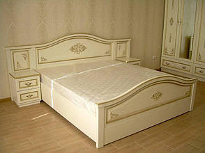 Меблі для спальні з масиву дерева Афродіта з декором РКБ-Меблі , колір на вибір, фото 2