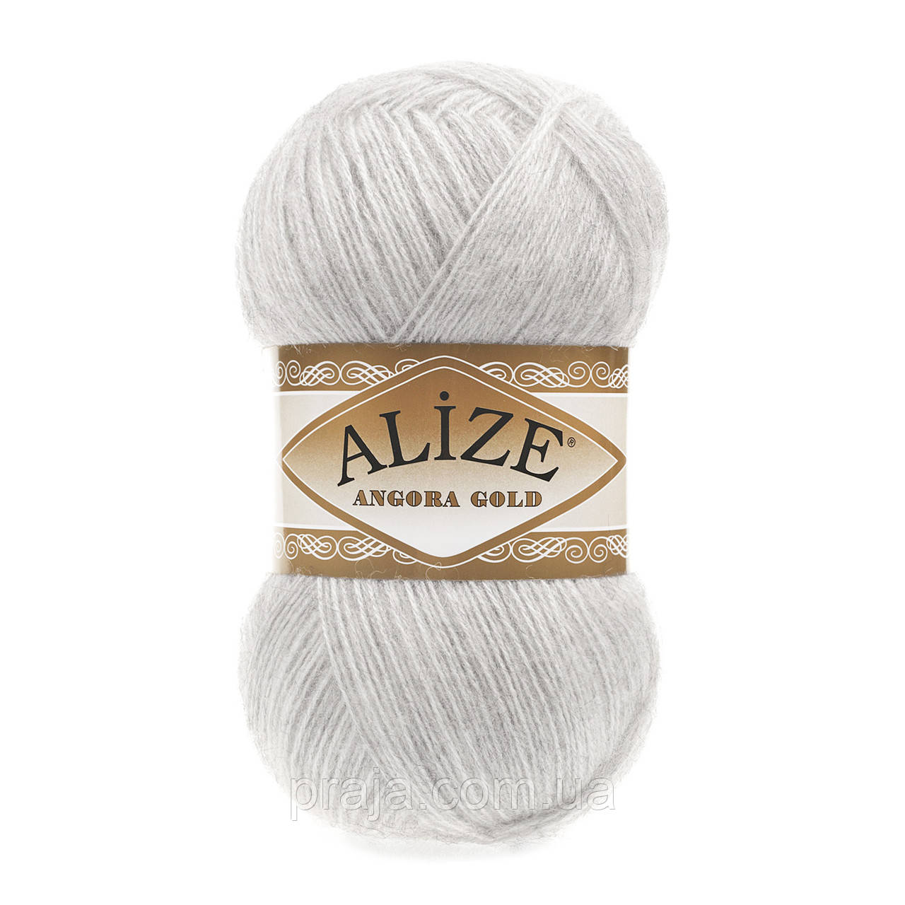 Alize Angora gold 208 світло-сірий