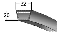 Клиновые ремни D(Г) 5300, D(Г) 8000