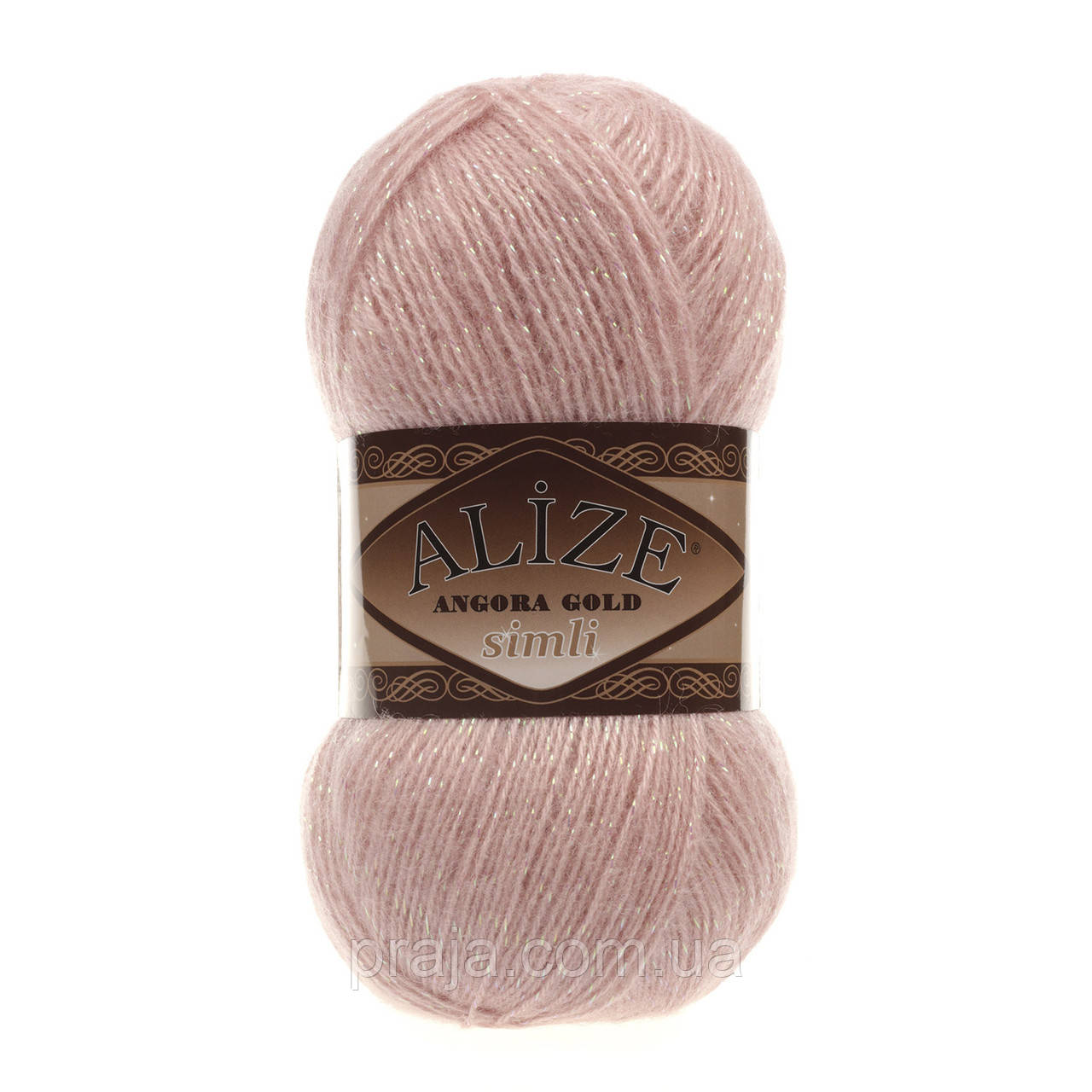 Alize Angora gold simli  161 пудра