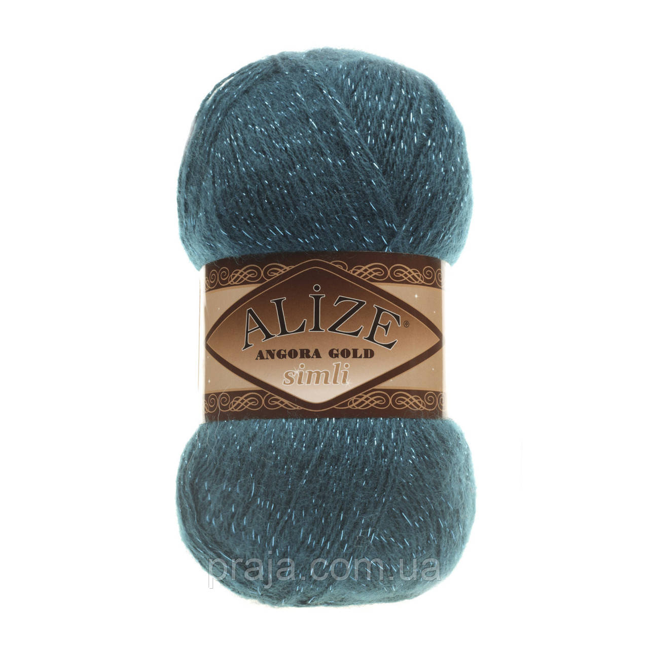 Alize Angora gold simli 17 петрольний