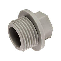 Заглушка з різьбленням поліпропіленова ∅ 1/2