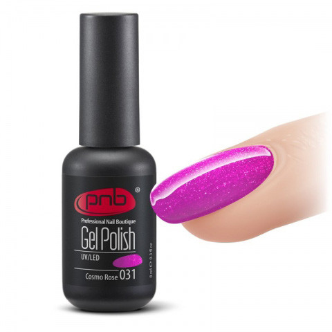 Гель-лак PNB 031 Cosmo Rose рожевий з перламутром 8мл.