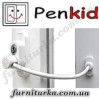 Обмежувач відкриття Penkid Safety Lock на вікна білий (з тросом)