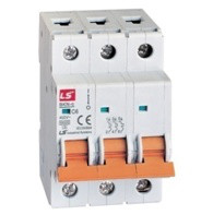 Модульний автоматичний вимикач LS, BKN-c, 3 полюсa, 1A-63А, крива C, 6kA