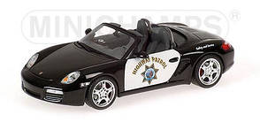 PORSCHE BOXSTER S 2005 `HIGHWAY PATROL` L.E. 1200 PCS. 1/43 MINICHAMPS 400065692