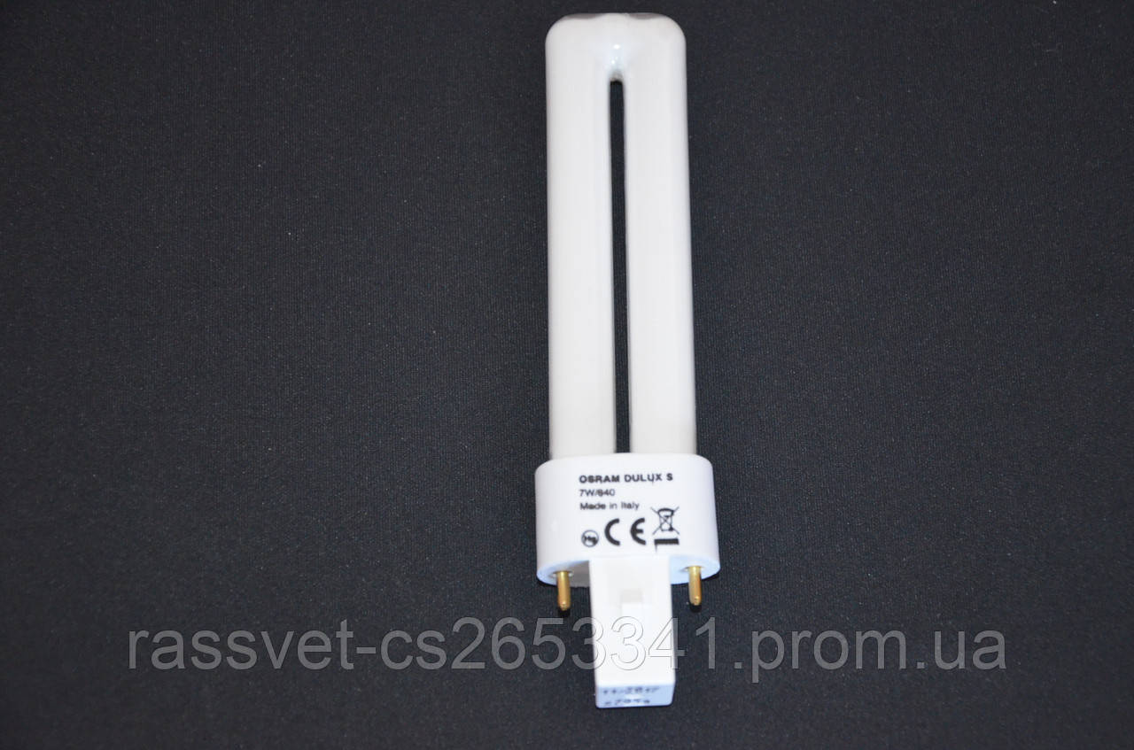 Лампа Osram DULUX S 7W/840 компактна люмінесцентна, цена 62 грн - Prom ...