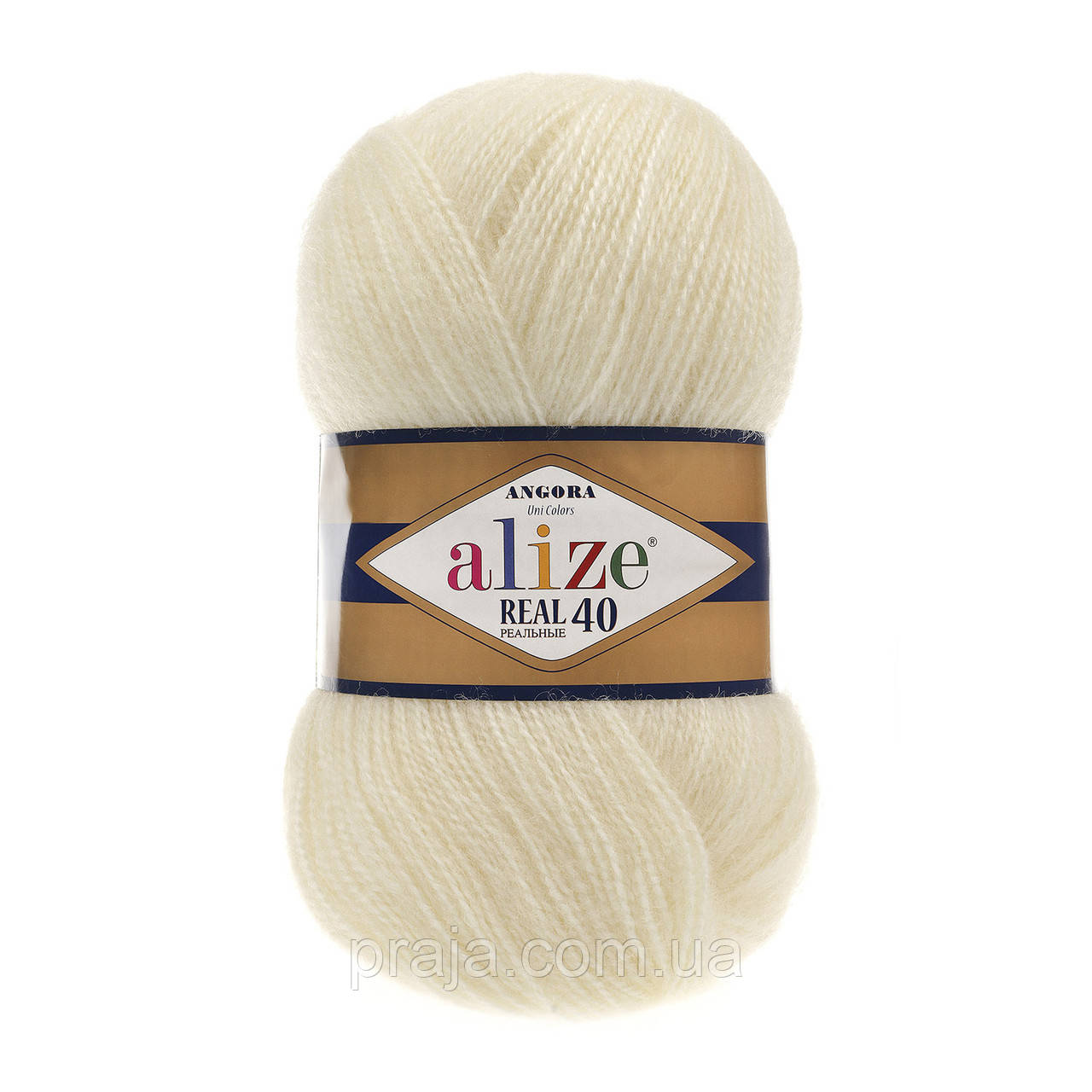Alize Angora real 40 - 1 кремовий
