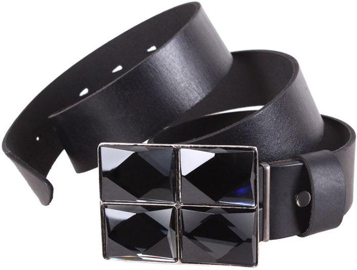 Кожаный ремень для женщин 4х130 см. BLX2501-48, черный, фото 1