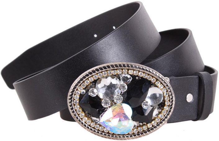 Женский кожаный ремень 4х130 см. BLX2501-55, черный, фото 1