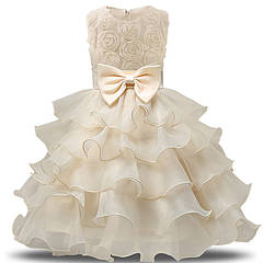 Плаття нарядне Girl Dress 2020 White Rose