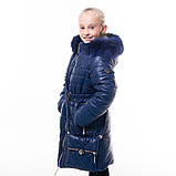 Зимове пальто для дівчинки "Сьюзі", від виробника оптом і в роздріб, фото 2