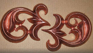 Орнамент гіпсовий завиточка, ОГ-002, ліпнина з гіпсу