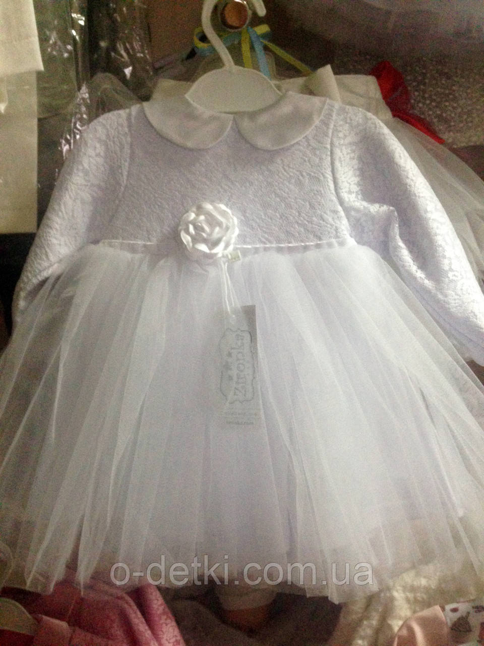 Нарядное платье для новорожденной - фото 2 - id-p597476101