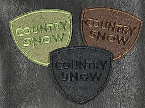 Нашивка Country Snow колір сірий 72x67 мм, фото 4