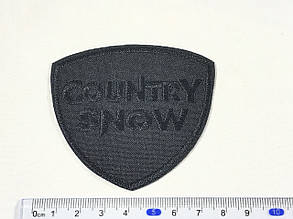 Нашивка Country Snow колір чорний 72x67 мм, фото 4
