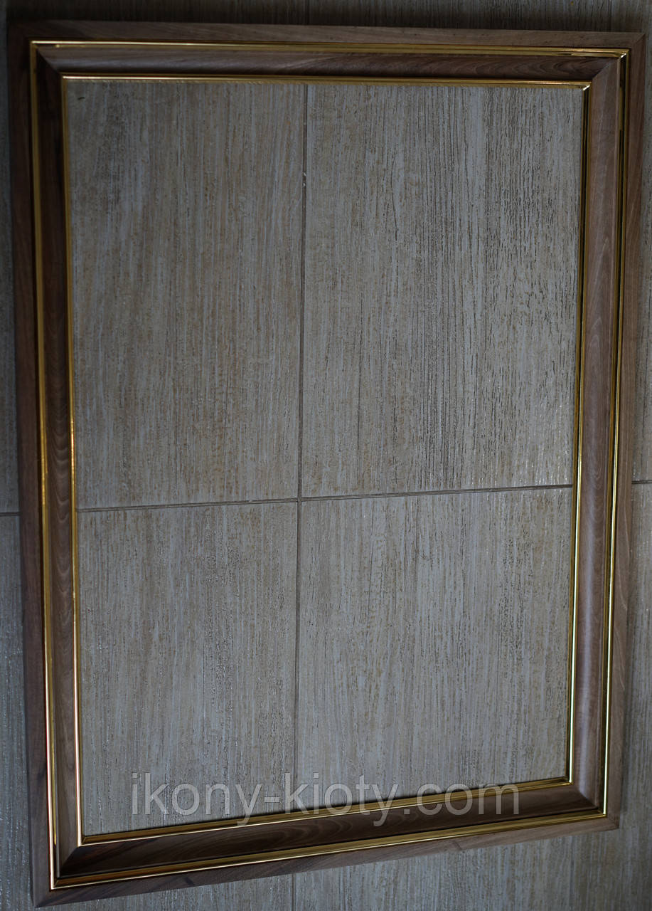 Деревянная рама из ореха с позолоченными сусальным золотом штапиками. - фото 1 - id-p667500016