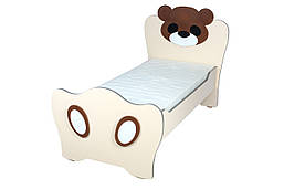 Ліжко дитяче без матраца «Ведмедик» в дитячий садок, школу.