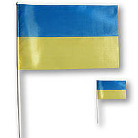 Флажок (прапорець) Украины , полиэстер , 12 х 18 см.