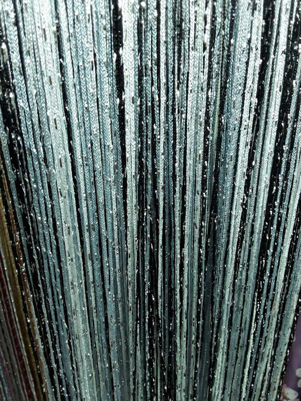 Штори нитки (кисея) з люрексом